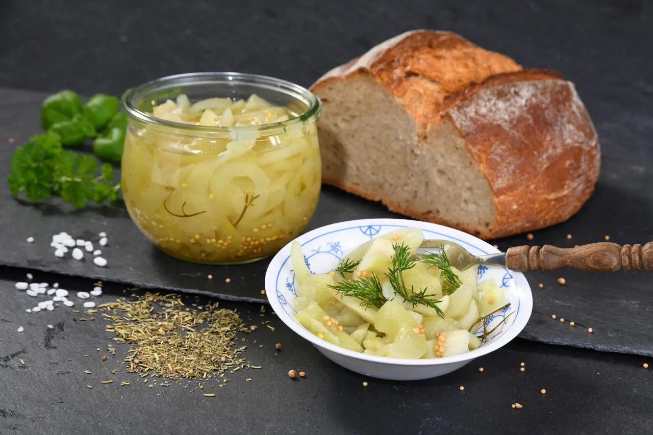 Senf-Gurken im Weckglas eingekocht Vorratskeller GbR